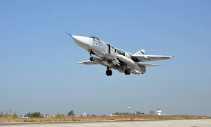 Russian Air Force Striking Terrorists' Positions in Northwestern Syria