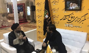 بازدید «حجت‌الاسلام سیدمحسن شفیعی» از غرفه خبرگزاری دفاع مقدس