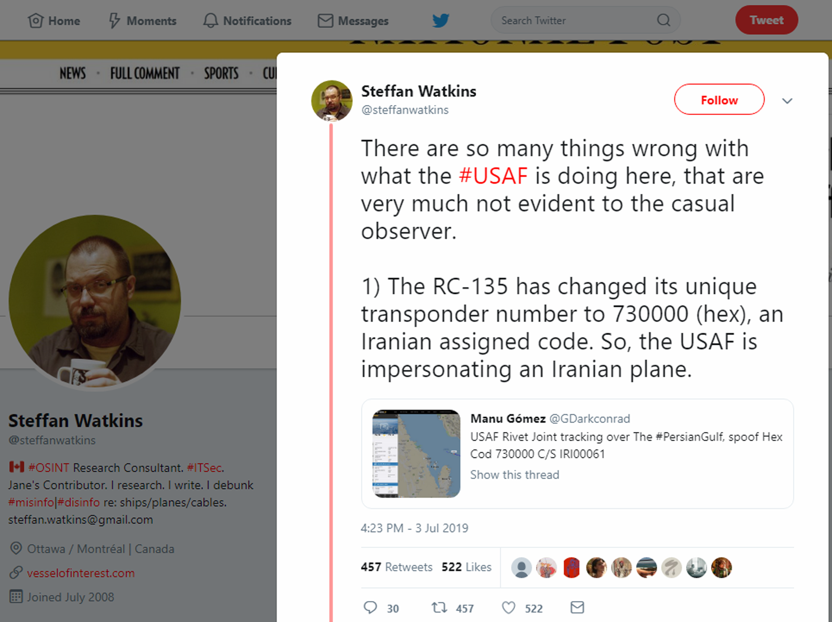 ورود یک هواپیمای جاسوسی دیگر آمریکا به حریم هوایی ایران؟/ ترامپ فقط زبان موشک می‌فهمد + عکس و فیلم