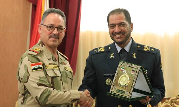 سرلشکر طارق عبدالحسین با فرمانده نیروی پدافند هوایی ارتش دیدار کرد