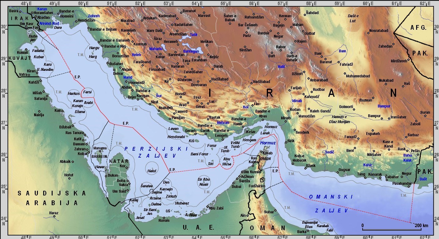 مرزهای دریایی و هوایی ایران کجاست؟+ نقشه