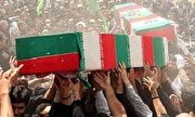 تصاویر/ تشییع و تدفین شهید گمنام در جلفا