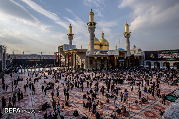 تصاویر/ حال و هوای کاظمین در روز شهادت امام کاظم (ع)