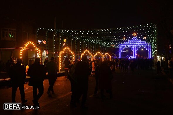 تصاویر/ آذین‌بندی خیابان‌های تهران به مناسبت عید نیمه شعبان