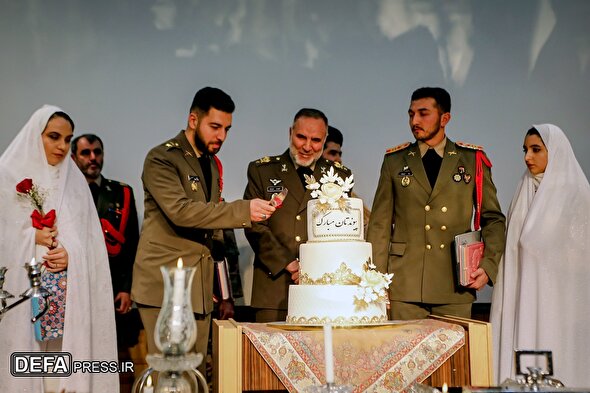 تصاویر/ مراسم ازدواج دانشجویی دانشگاه افسری امام علی (ع)