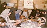 زنان بوشهری با خدمات پشتیبانی به کمک رزمندگان اسلام رفتند