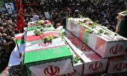 پیکر‌های مطهر ۵ شهید گمنام دفاع مقدس در بوشهر تشییع می‌شوند