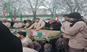 پیکر‌ شهید گمنام در دانشکاه فرهنگیان اردبیل خاکسپاری شد