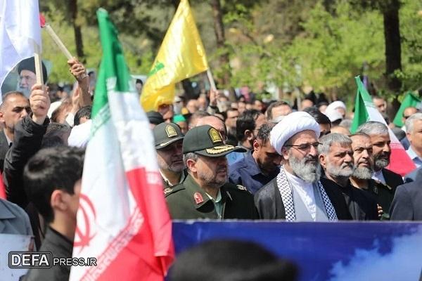 عکس| حضور مسؤولان استان سمنان در راهپیمایی روز قدس