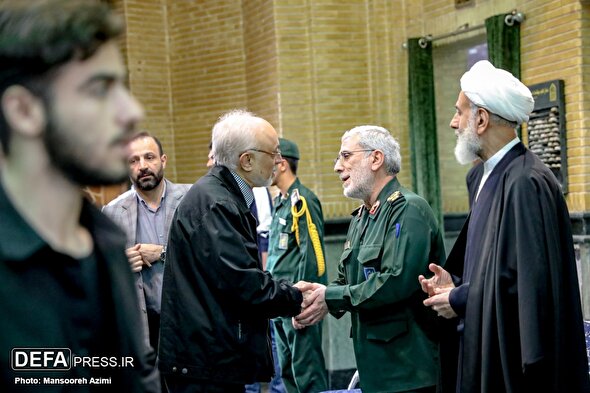 تصاویر/ مراسم یادبود شهدای کنسولگری ایران در دمشق