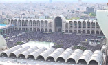 تصاویر هوایی از حضور پرشور مردم تهران در نماز عید فطر ۱۴۰۳+ فیلم
