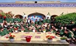 تجدید میثاق پاسداران دانشگاه امام حسین (ع) با شهدای گمنام دفاع مقدس مازندران