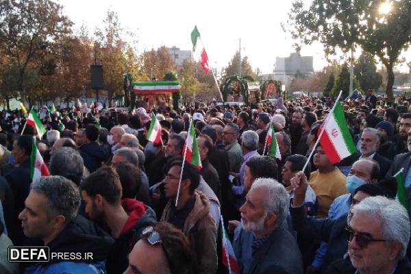 قدردانی مردم مشهد از مجاهدت‌های خاموش شهدای مدافع امنیت+ تصاویر