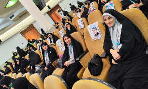 حضور خواهران شهدای استان قزوین در همایش اخت الرضا (ع)